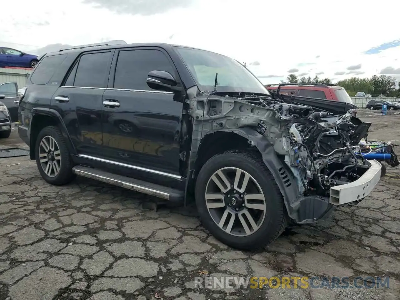 4 Photograph of a damaged car JTEKU5JR7P6200111 TOYOTA 4RUNNER 2023
