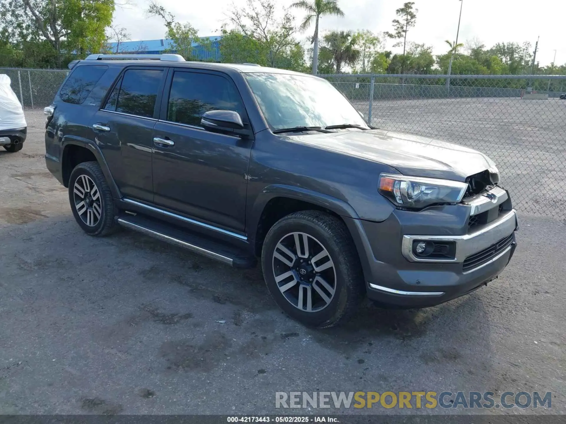 1 Photograph of a damaged car JTEKU5JR8P6133647 TOYOTA 4RUNNER 2023