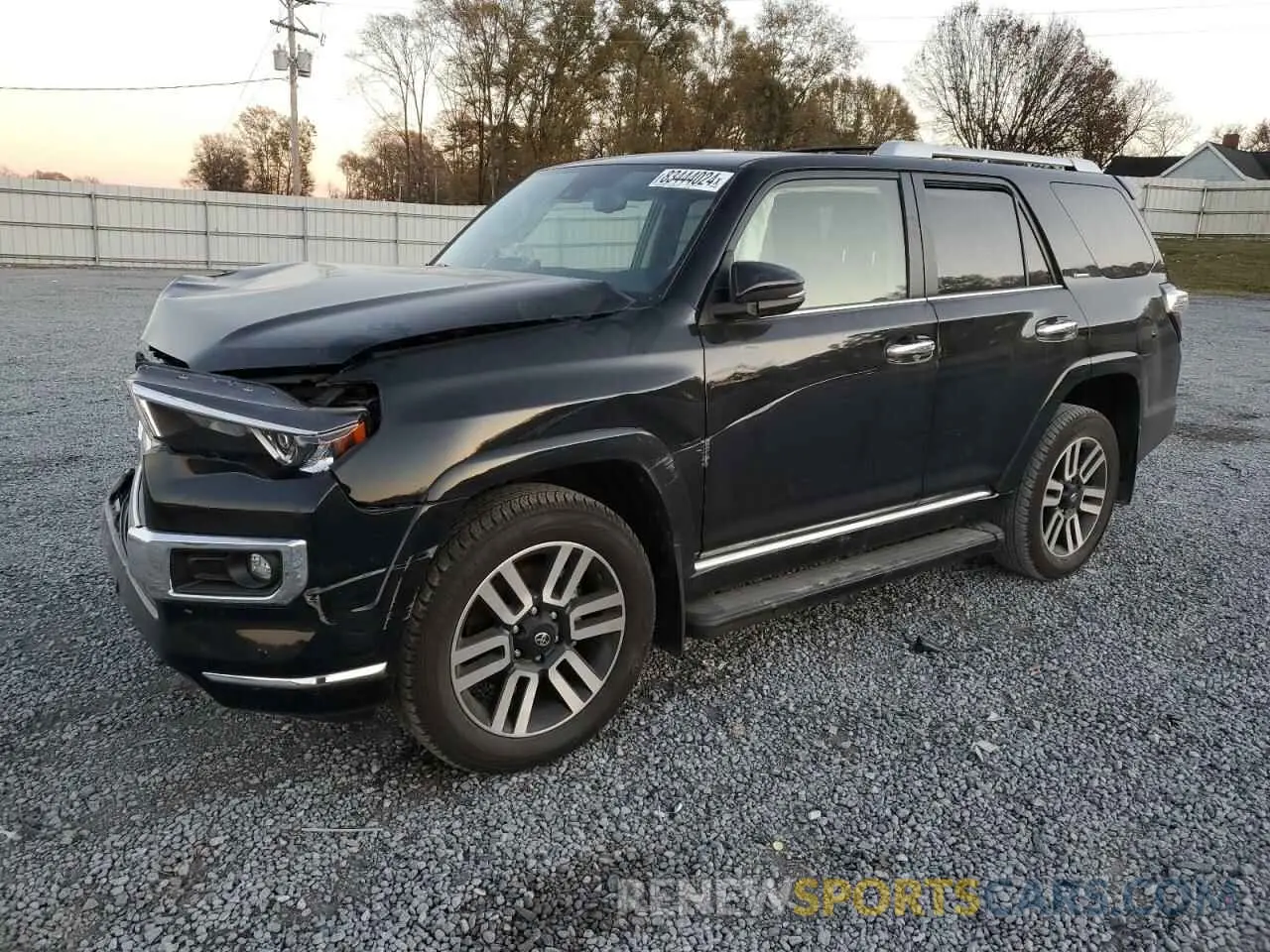 1 Photograph of a damaged car JTEKU5JRXP6179528 TOYOTA 4RUNNER 2023