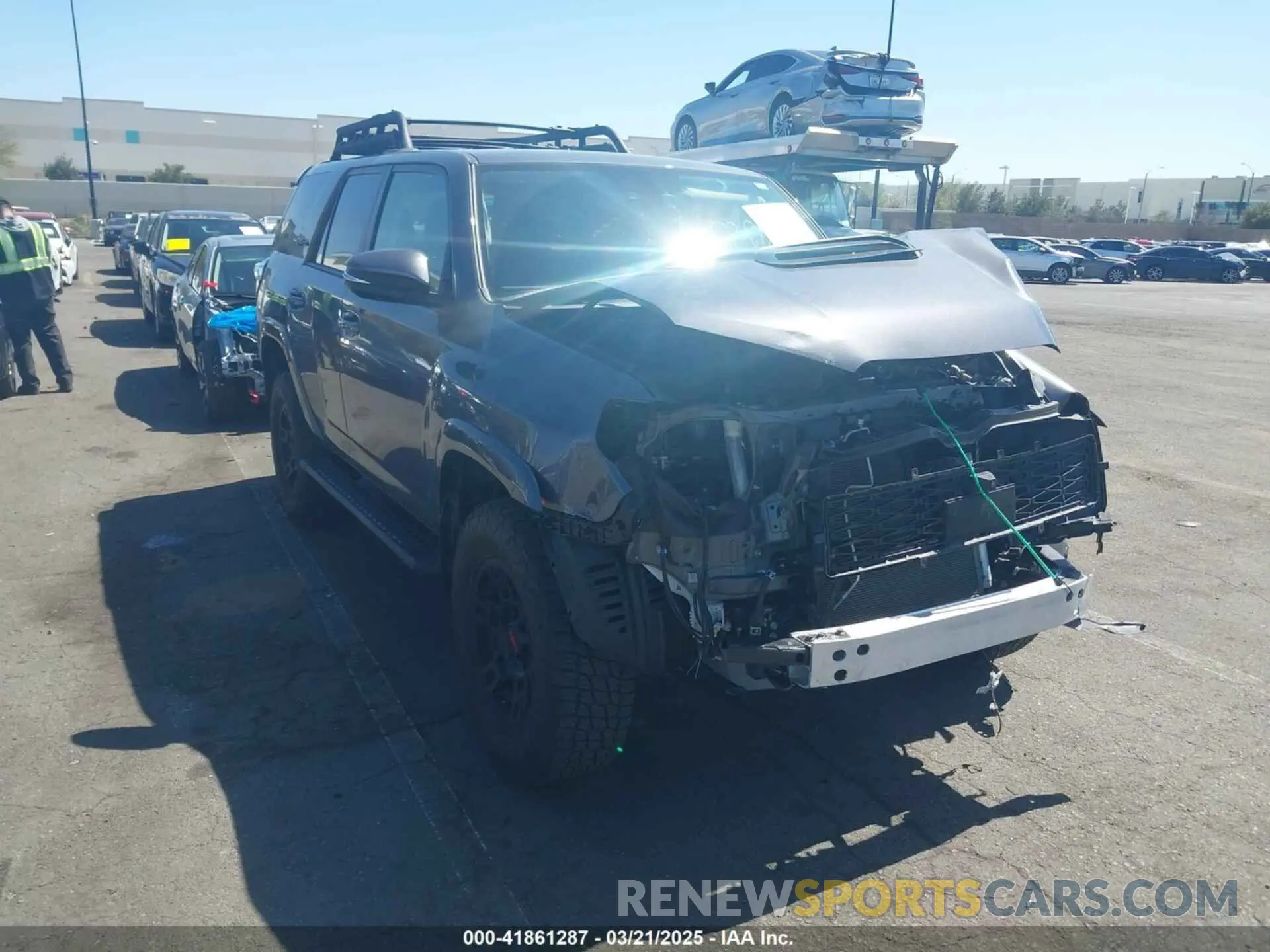 1 Photograph of a damaged car JTELU5JR3P6167676 TOYOTA 4RUNNER 2023