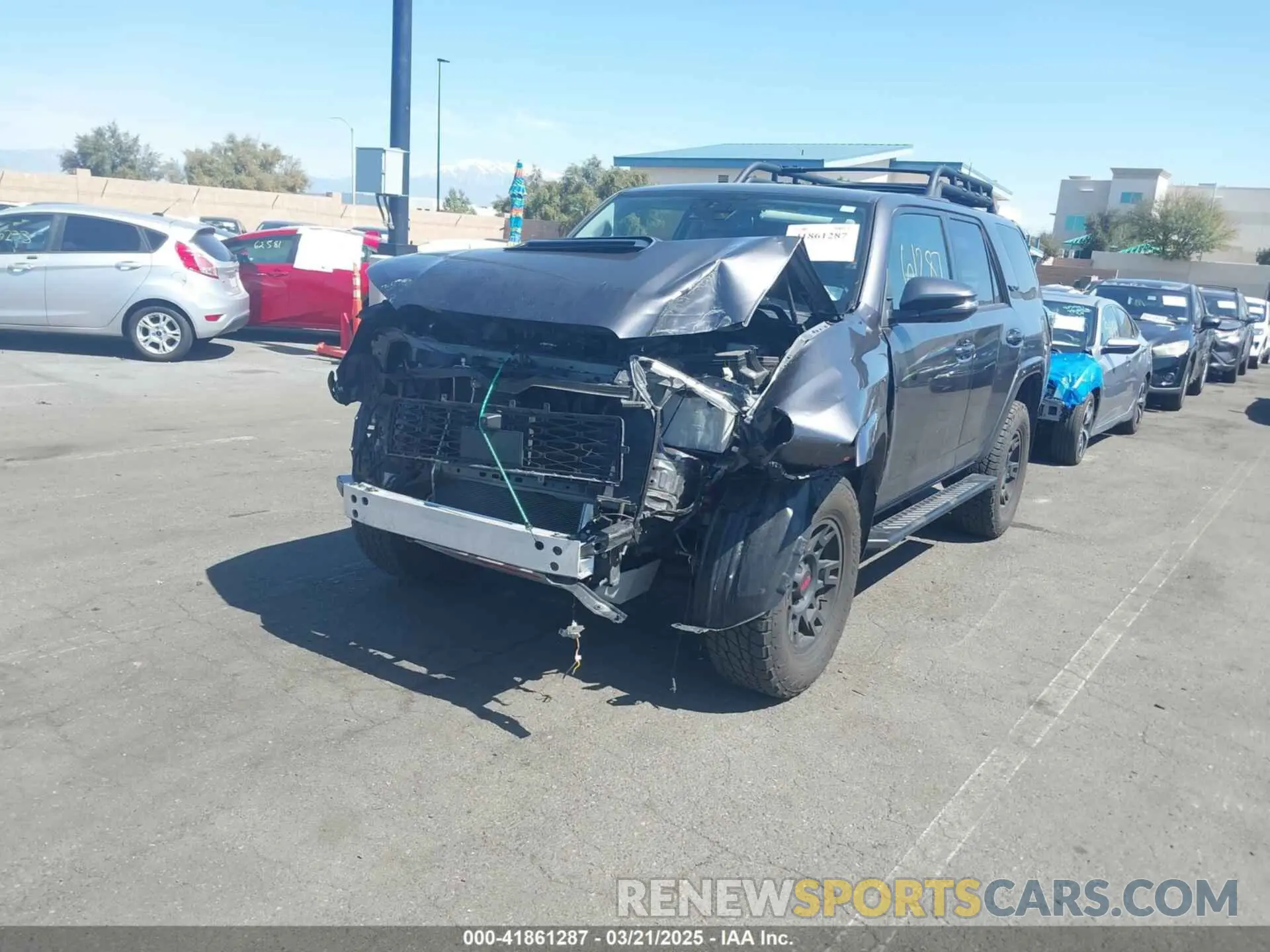 2 Photograph of a damaged car JTELU5JR3P6167676 TOYOTA 4RUNNER 2023