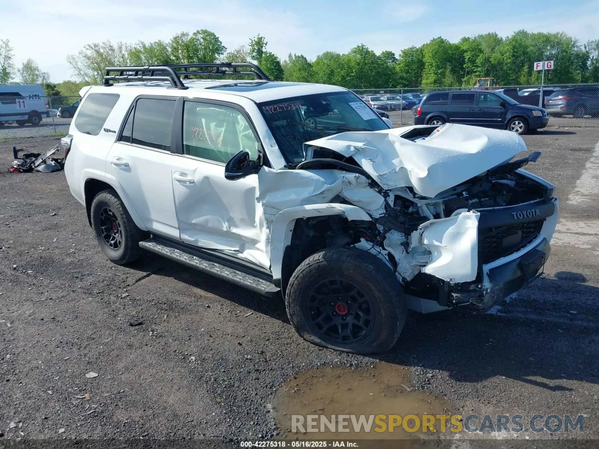1 Photograph of a damaged car JTELU5JR6P6132579 TOYOTA 4RUNNER 2023