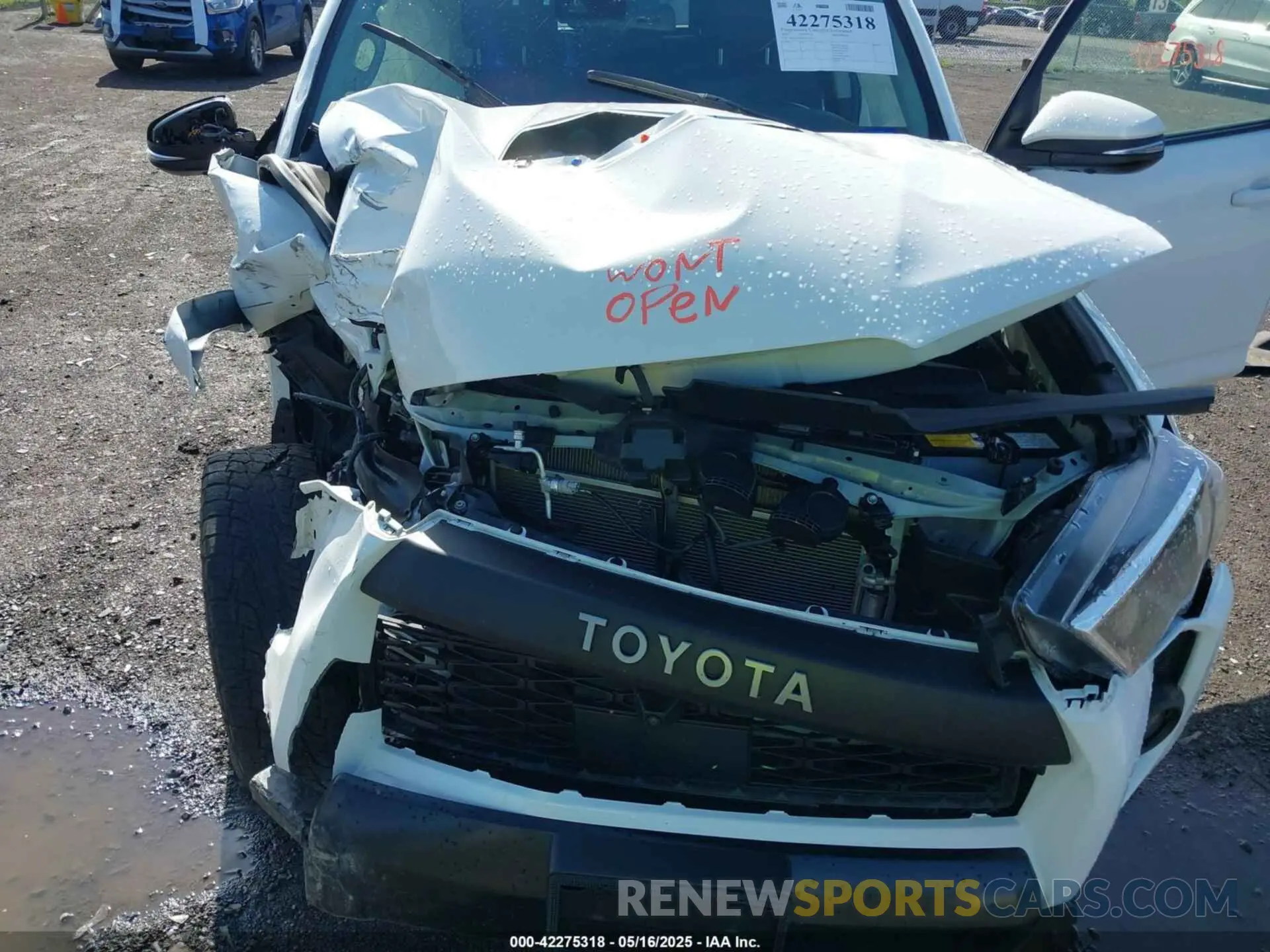 10 Photograph of a damaged car JTELU5JR6P6132579 TOYOTA 4RUNNER 2023
