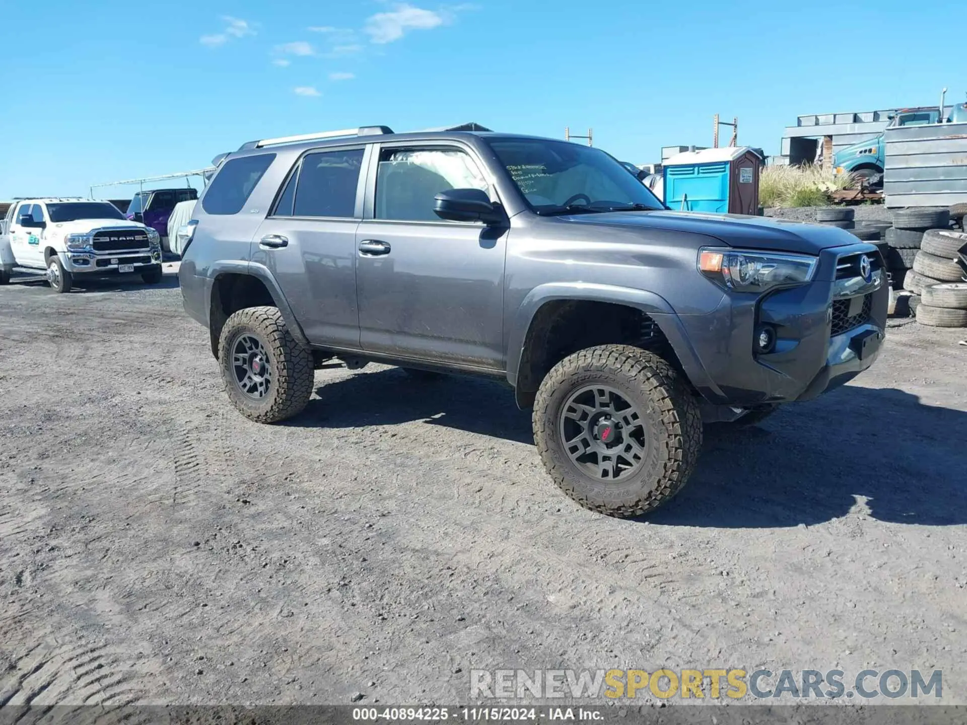 1 Photograph of a damaged car JTEMU5JR2P6141140 TOYOTA 4RUNNER 2023