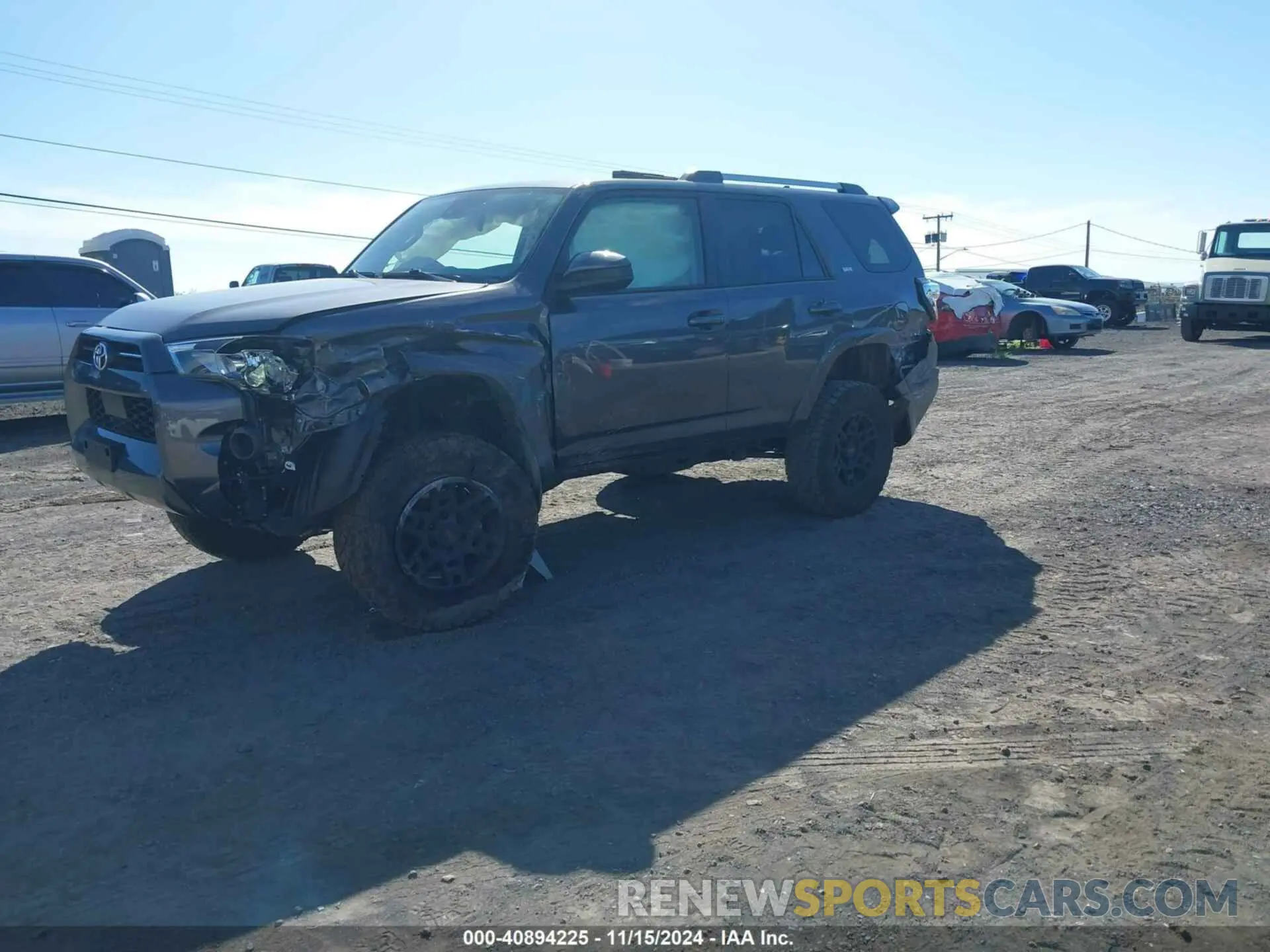 2 Photograph of a damaged car JTEMU5JR2P6141140 TOYOTA 4RUNNER 2023