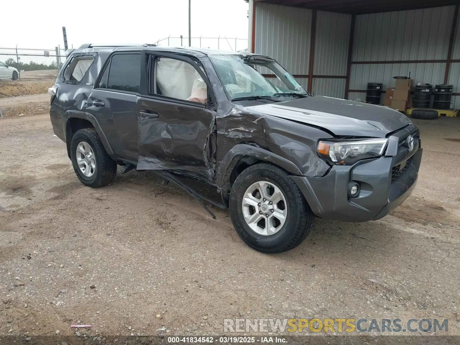 1 Photograph of a damaged car JTEMU5JR5P6111291 TOYOTA 4RUNNER 2023
