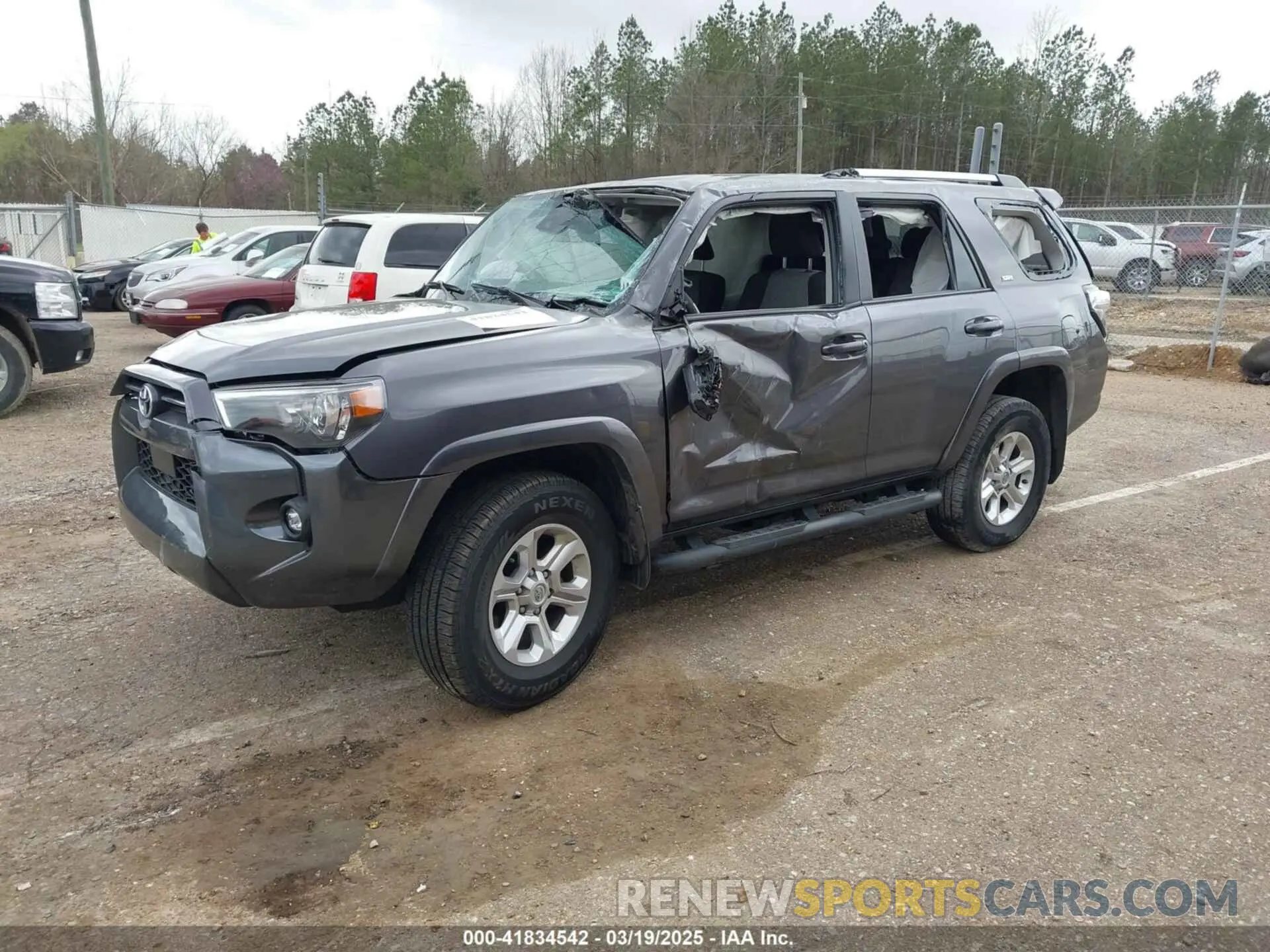 2 Photograph of a damaged car JTEMU5JR5P6111291 TOYOTA 4RUNNER 2023