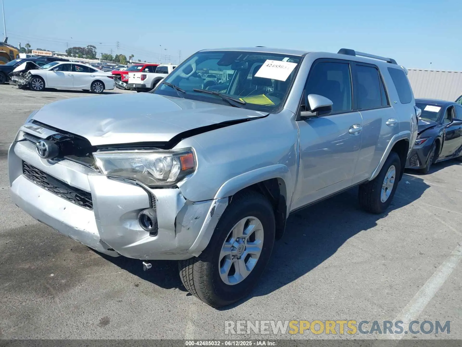 2 Photograph of a damaged car JTEMU5JR7P6192049 TOYOTA 4RUNNER 2023