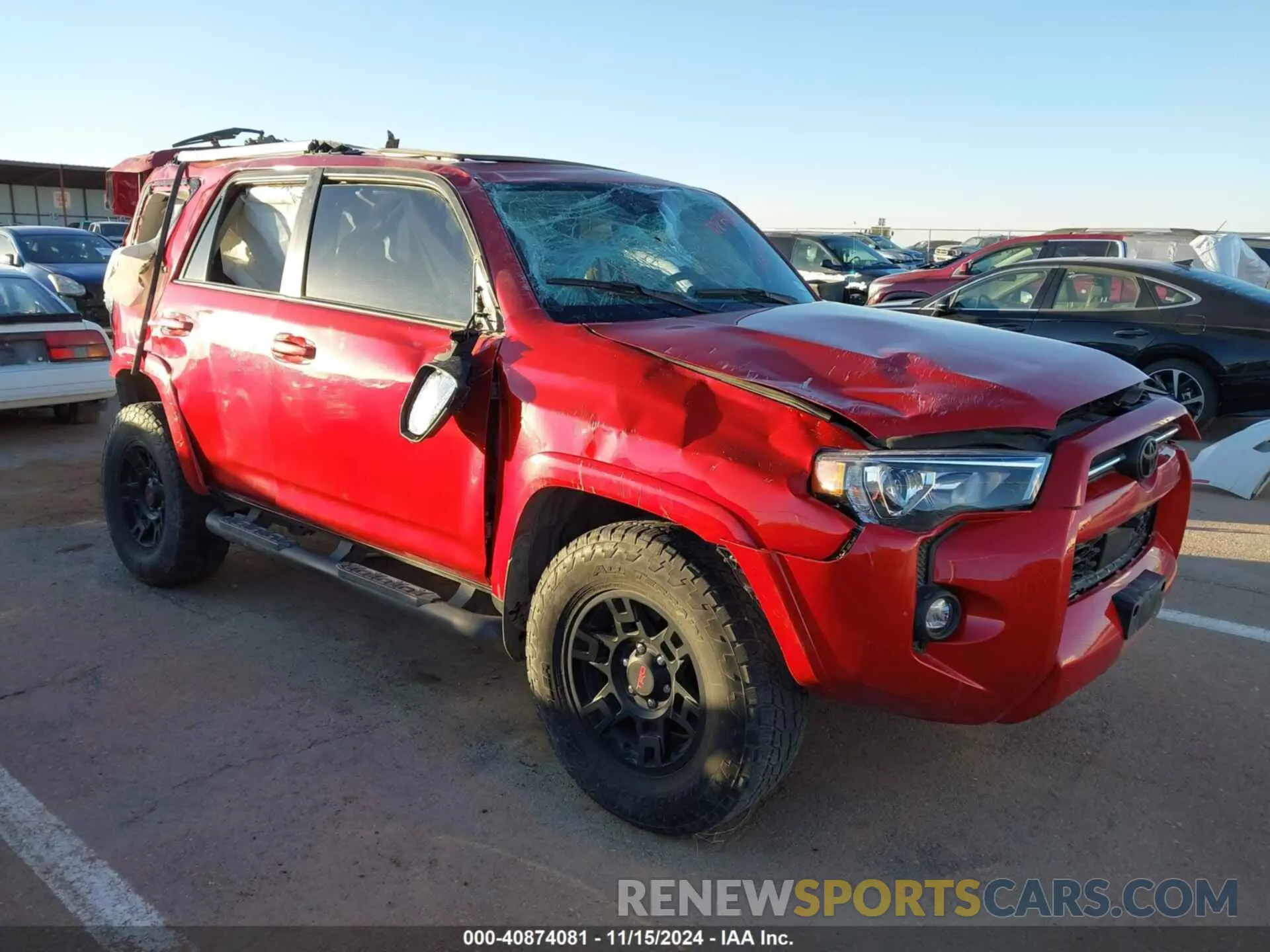 1 Photograph of a damaged car JTENU5JR4P6143282 TOYOTA 4RUNNER 2023