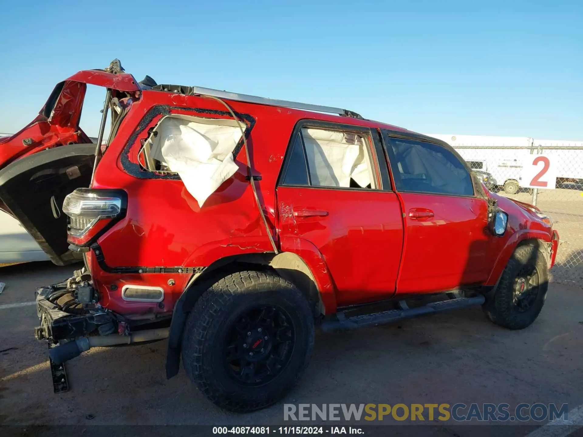 13 Photograph of a damaged car JTENU5JR4P6143282 TOYOTA 4RUNNER 2023