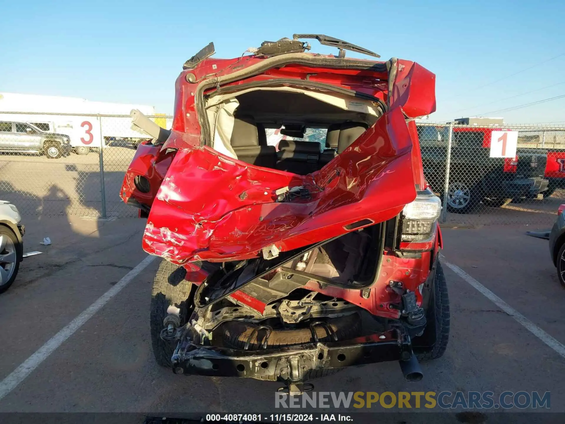 16 Photograph of a damaged car JTENU5JR4P6143282 TOYOTA 4RUNNER 2023