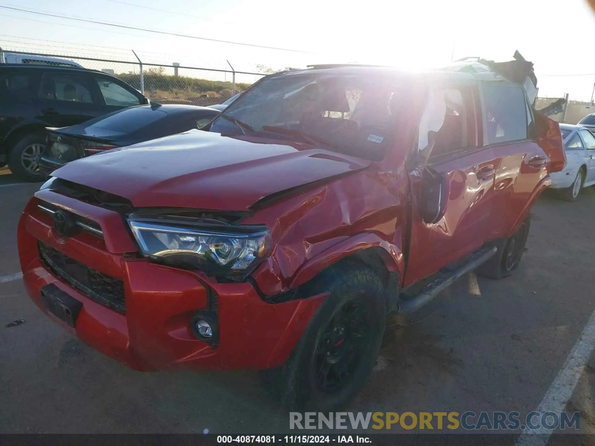 2 Photograph of a damaged car JTENU5JR4P6143282 TOYOTA 4RUNNER 2023