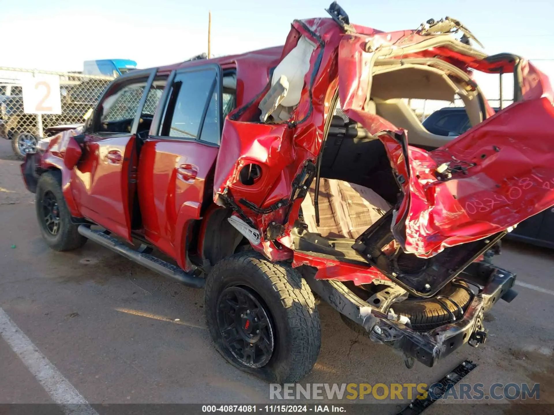 3 Photograph of a damaged car JTENU5JR4P6143282 TOYOTA 4RUNNER 2023