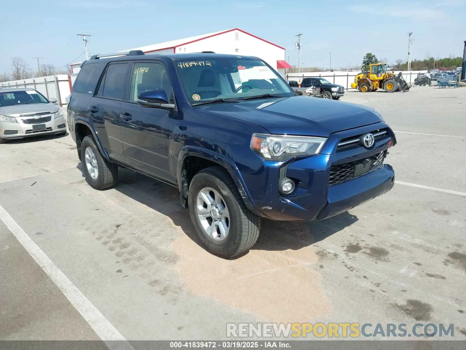 1 Photograph of a damaged car JTENU5JR8P6110723 TOYOTA 4RUNNER 2023