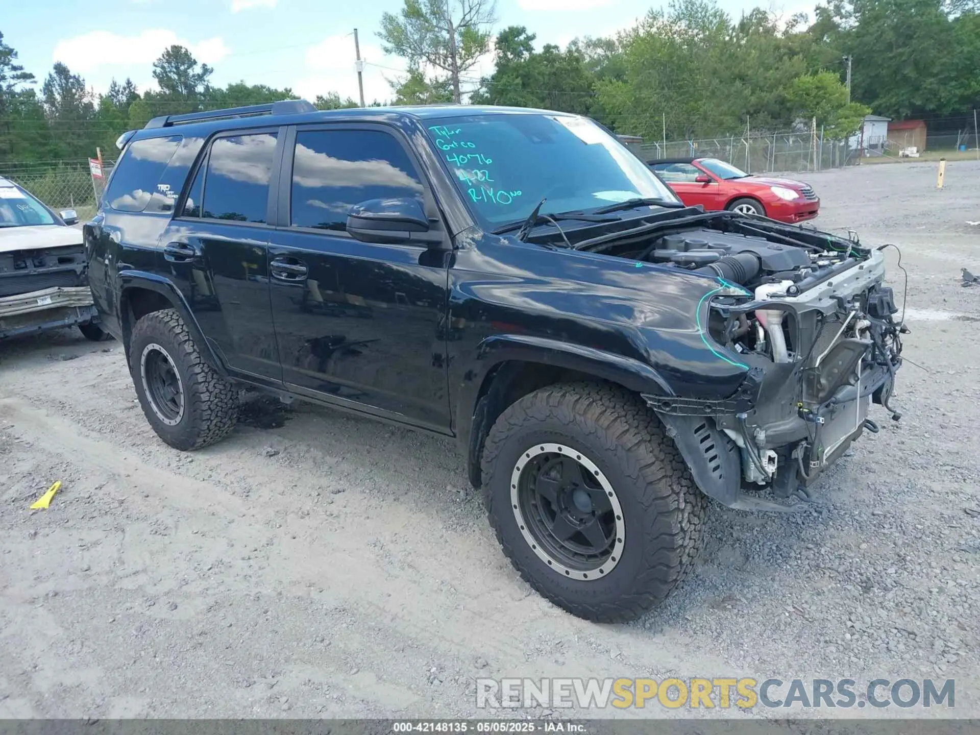 1 Photograph of a damaged car JTEPU5JR2P6100441 TOYOTA 4RUNNER 2023
