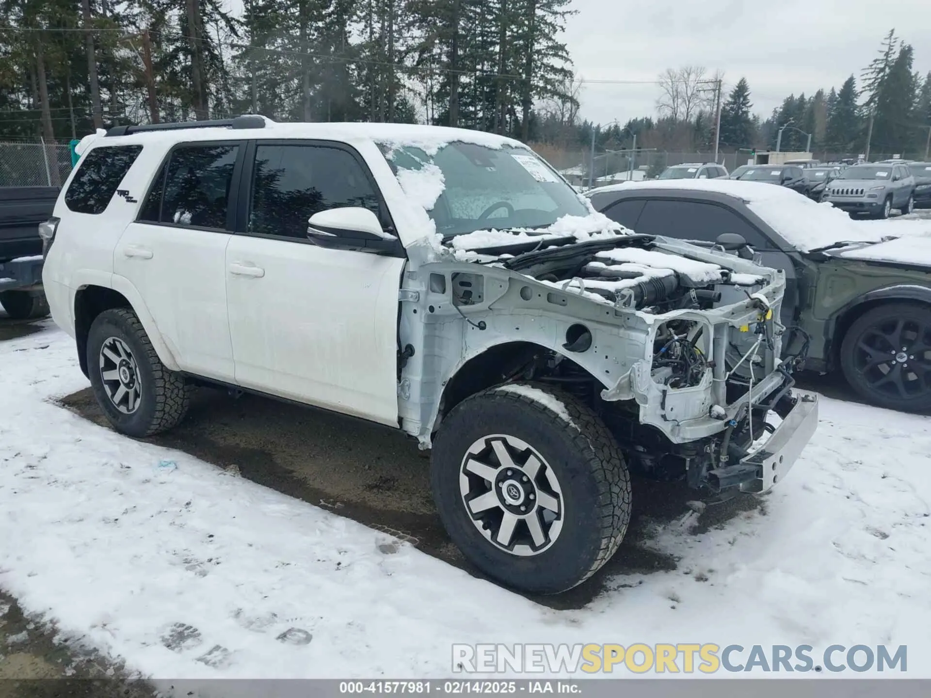1 Photograph of a damaged car JTERU5JR2P6173804 TOYOTA 4RUNNER 2023
