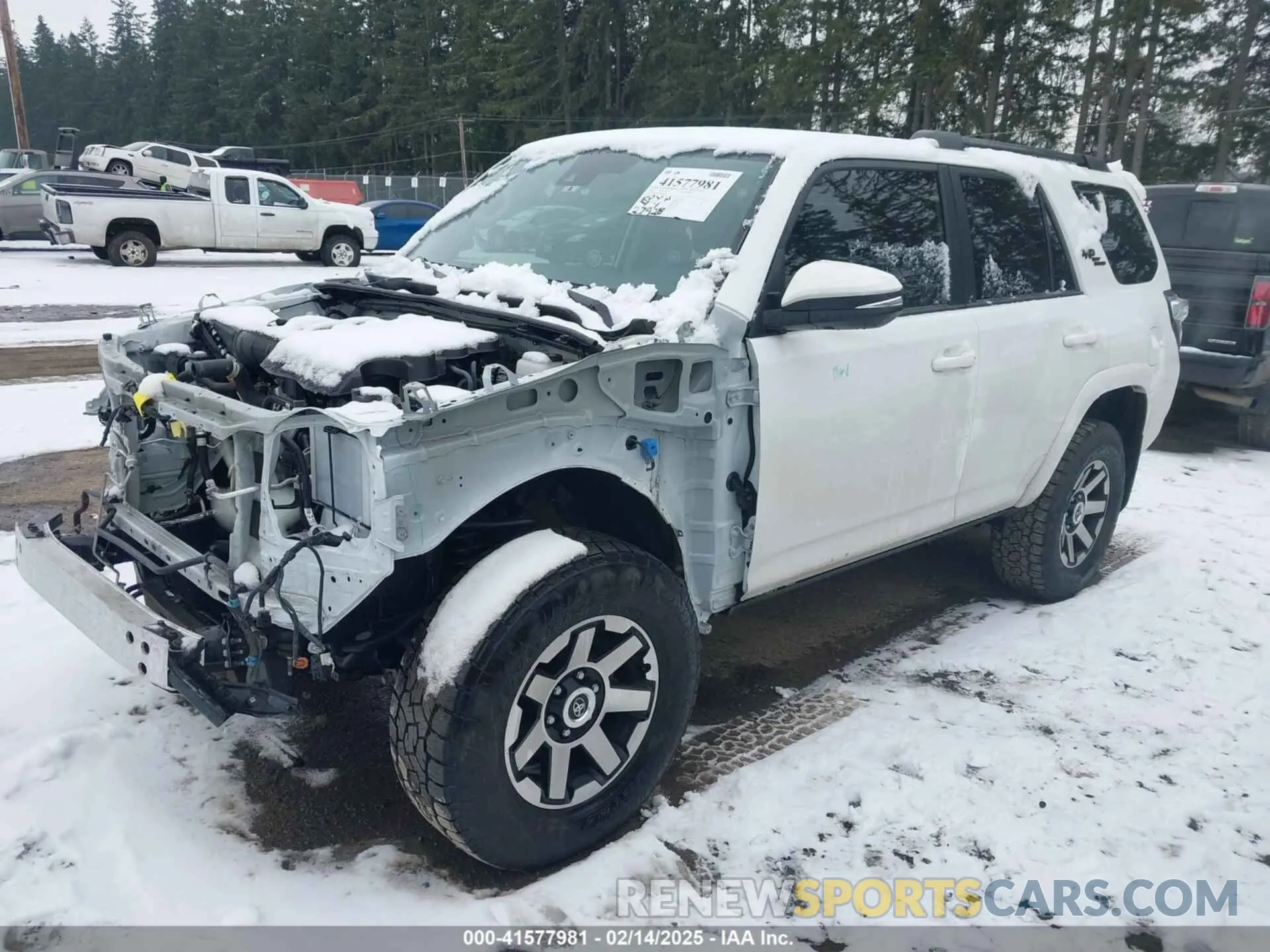 2 Photograph of a damaged car JTERU5JR2P6173804 TOYOTA 4RUNNER 2023
