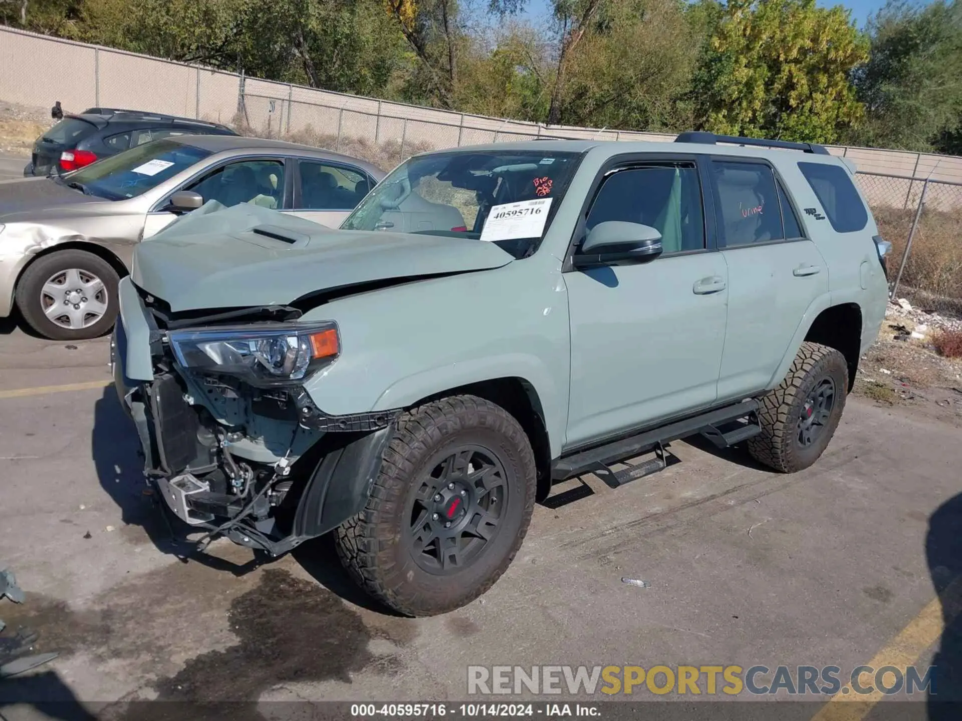 2 Photograph of a damaged car JTERU5JR2P6184446 TOYOTA 4RUNNER 2023