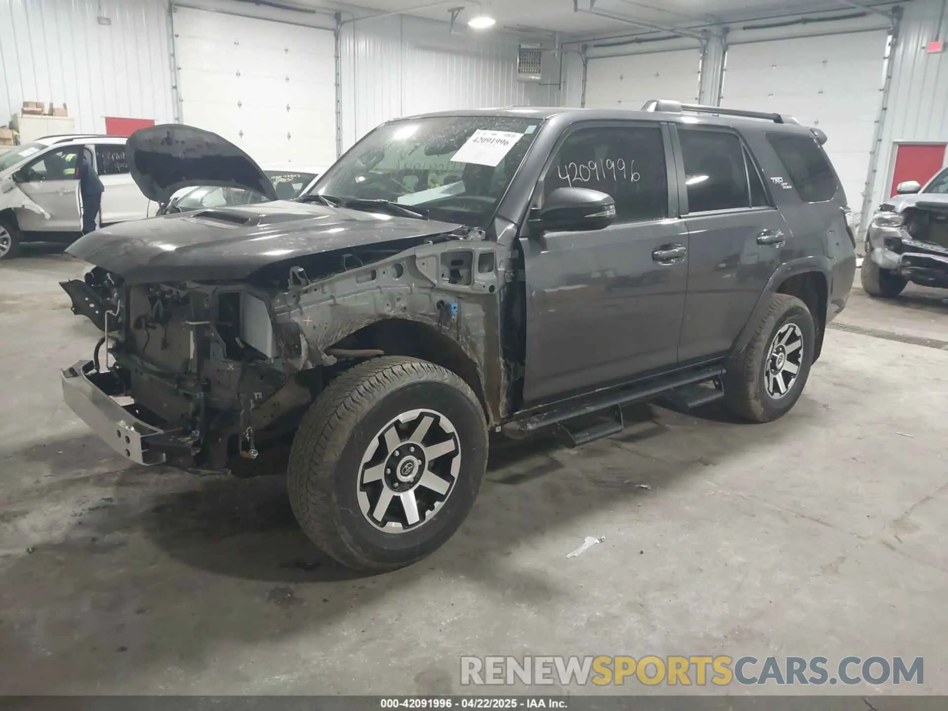 2 Photograph of a damaged car JTERU5JR4P6194394 TOYOTA 4RUNNER 2023