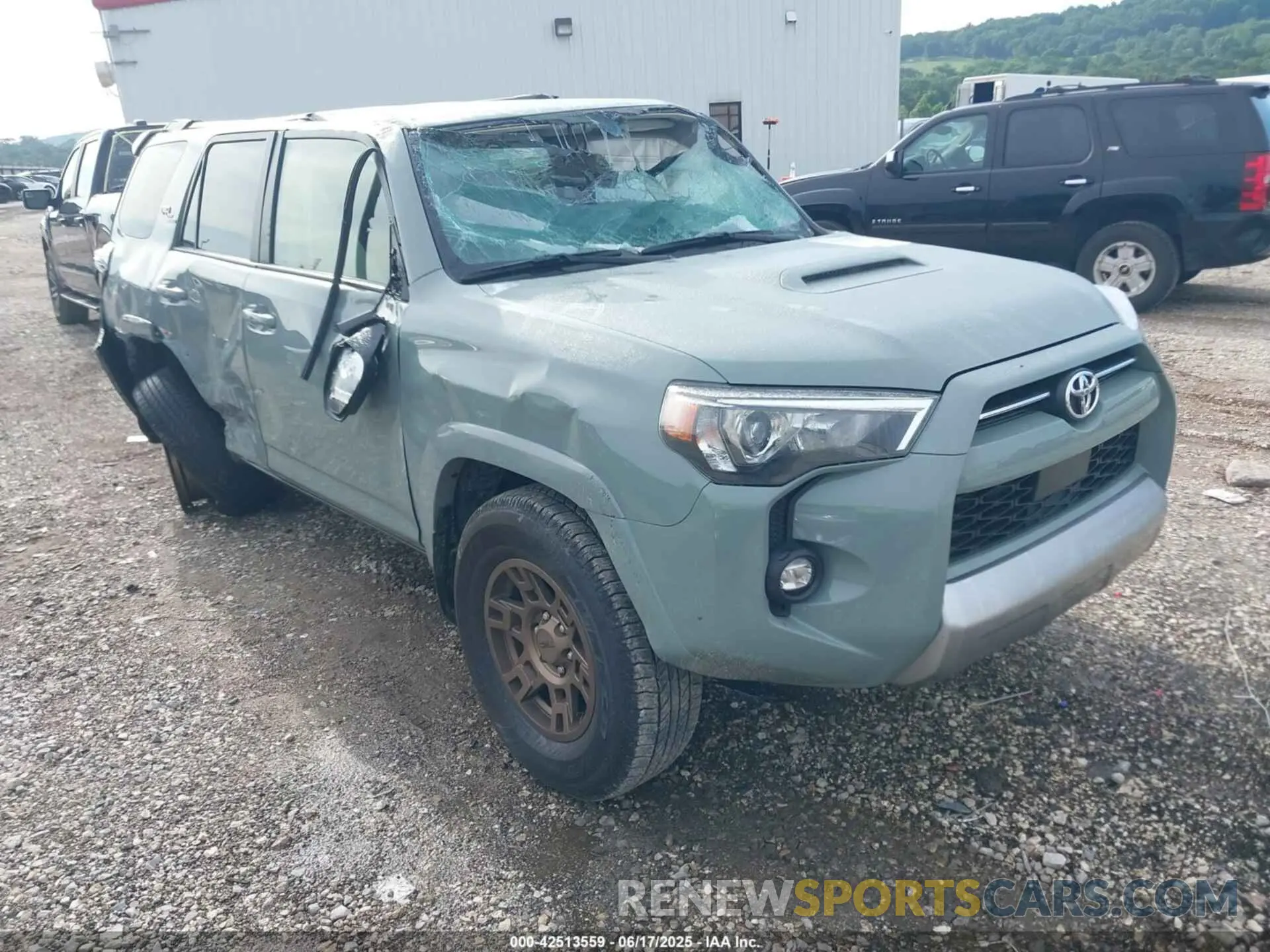 1 Photograph of a damaged car JTERU5JR4P6210352 TOYOTA 4RUNNER 2023