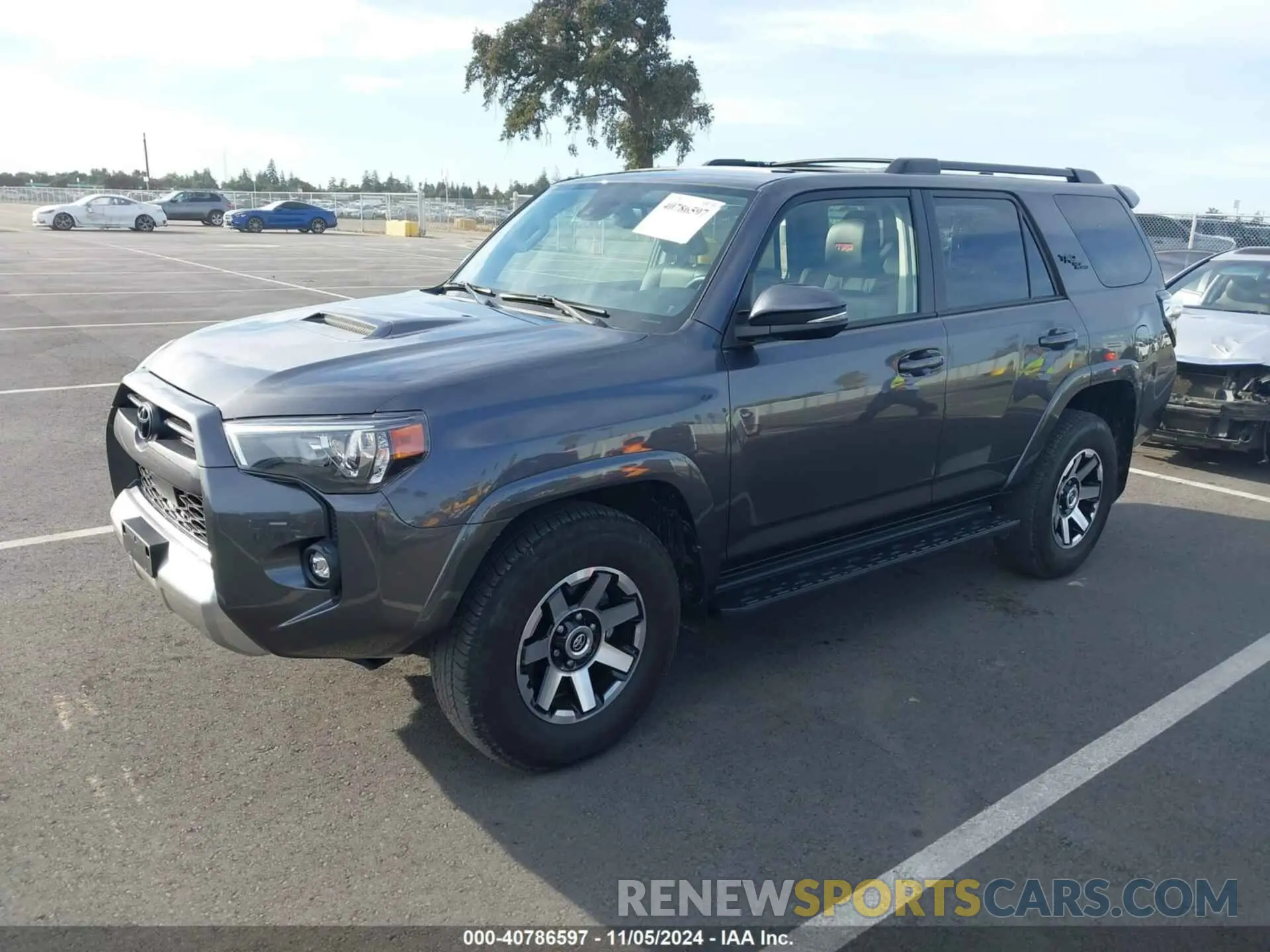 2 Photograph of a damaged car JTERU5JR7P6156495 TOYOTA 4RUNNER 2023