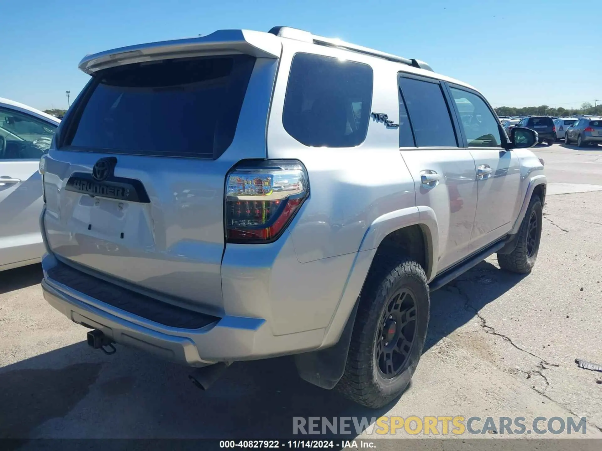 4 Photograph of a damaged car JTERU5JR7P6156755 TOYOTA 4RUNNER 2023