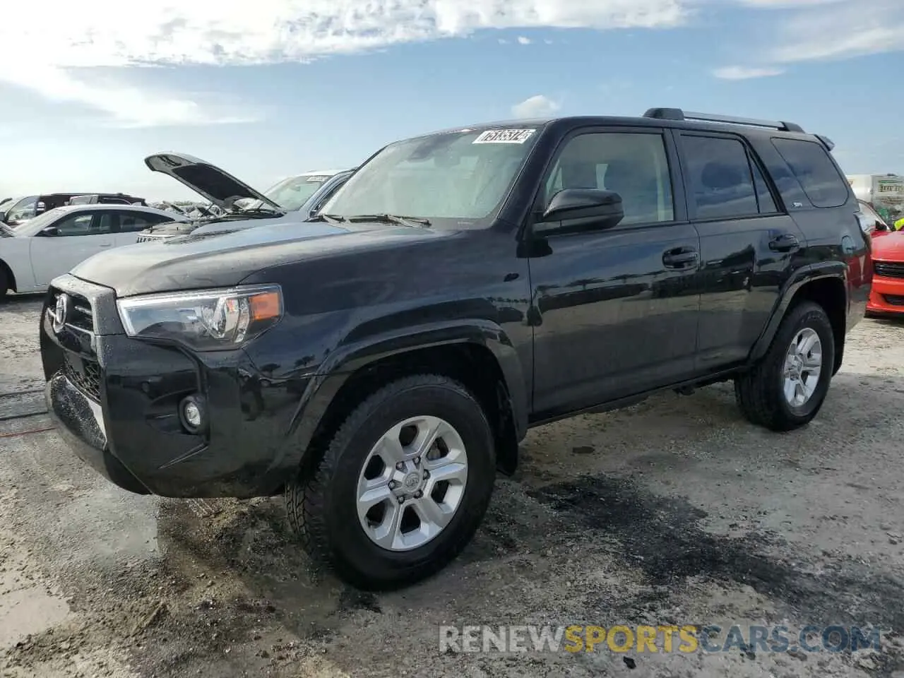 1 Photograph of a damaged car JTEEU5JR2R5307685 TOYOTA 4RUNNER 2024