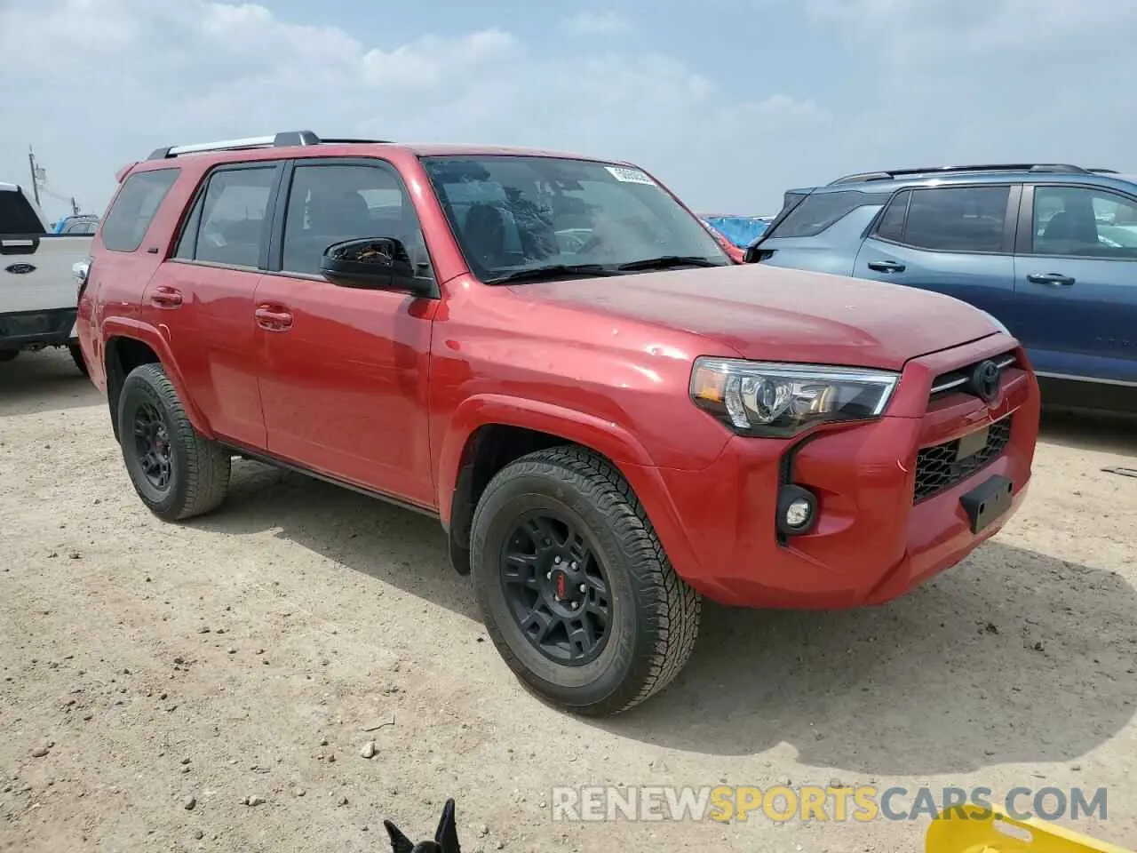 4 Photograph of a damaged car JTEEU5JR2R5308853 TOYOTA 4RUNNER 2024