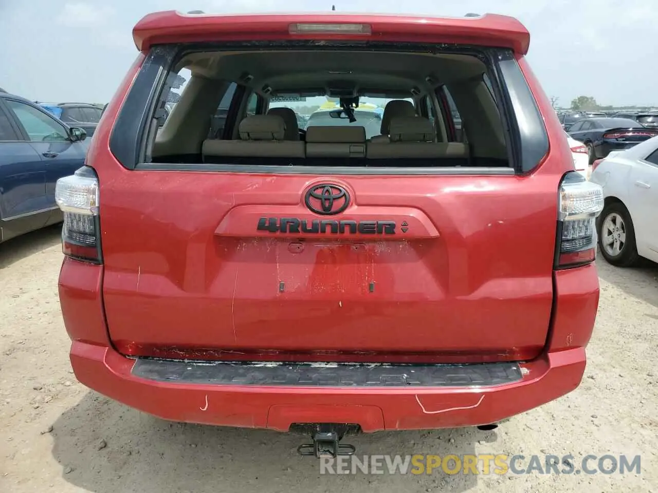 6 Photograph of a damaged car JTEEU5JR2R5308853 TOYOTA 4RUNNER 2024