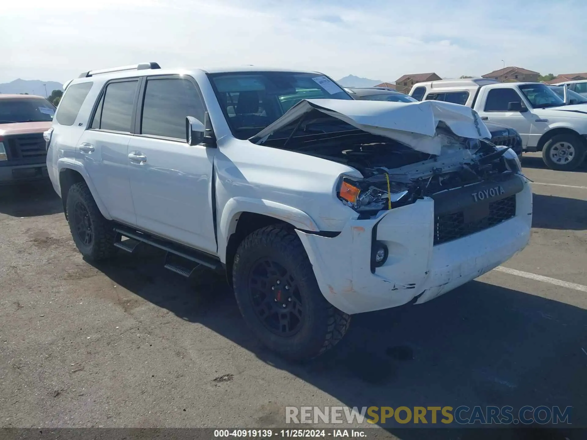 1 Photograph of a damaged car JTEEU5JR7R5313496 TOYOTA 4RUNNER 2024