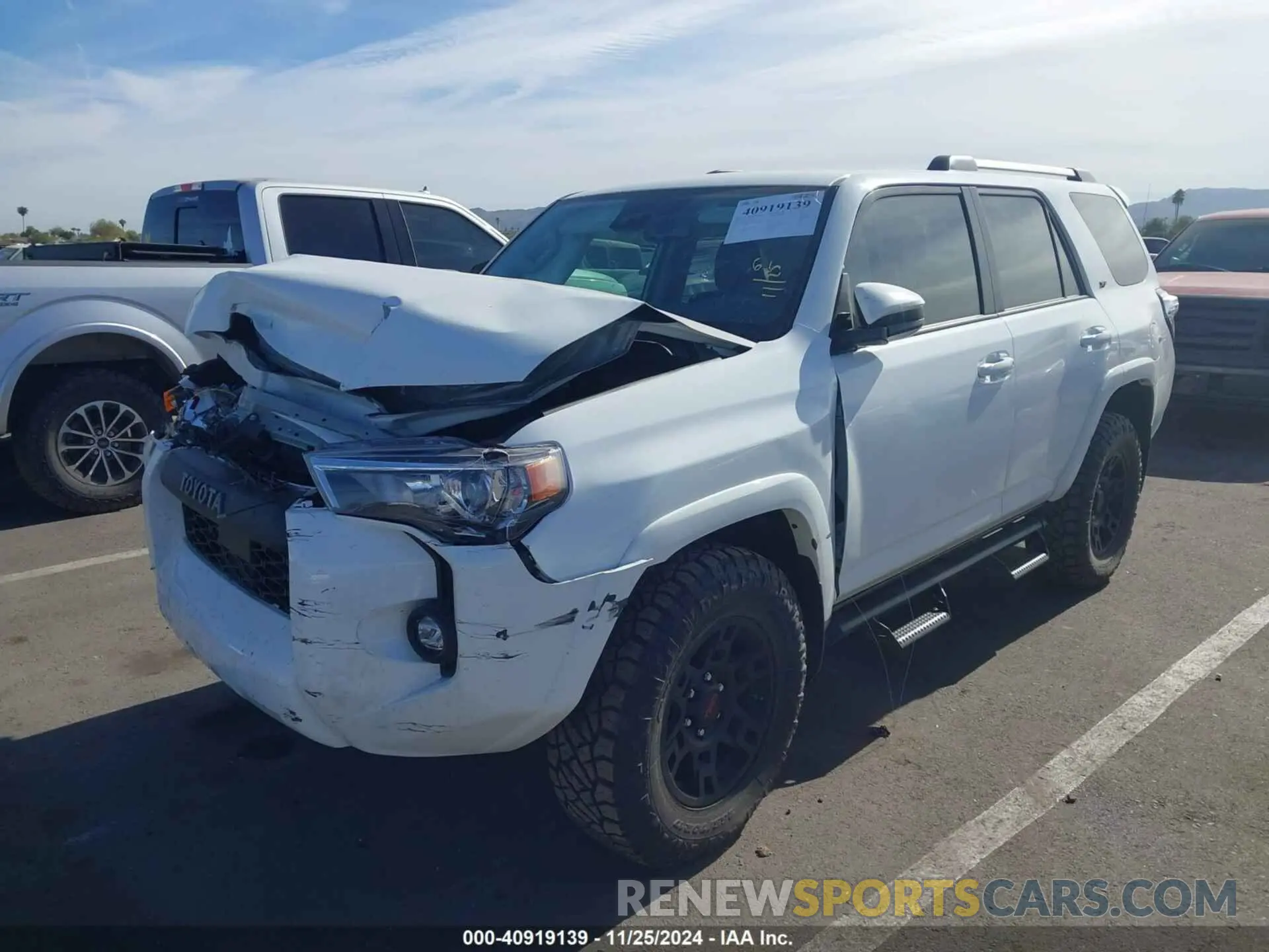 2 Photograph of a damaged car JTEEU5JR7R5313496 TOYOTA 4RUNNER 2024