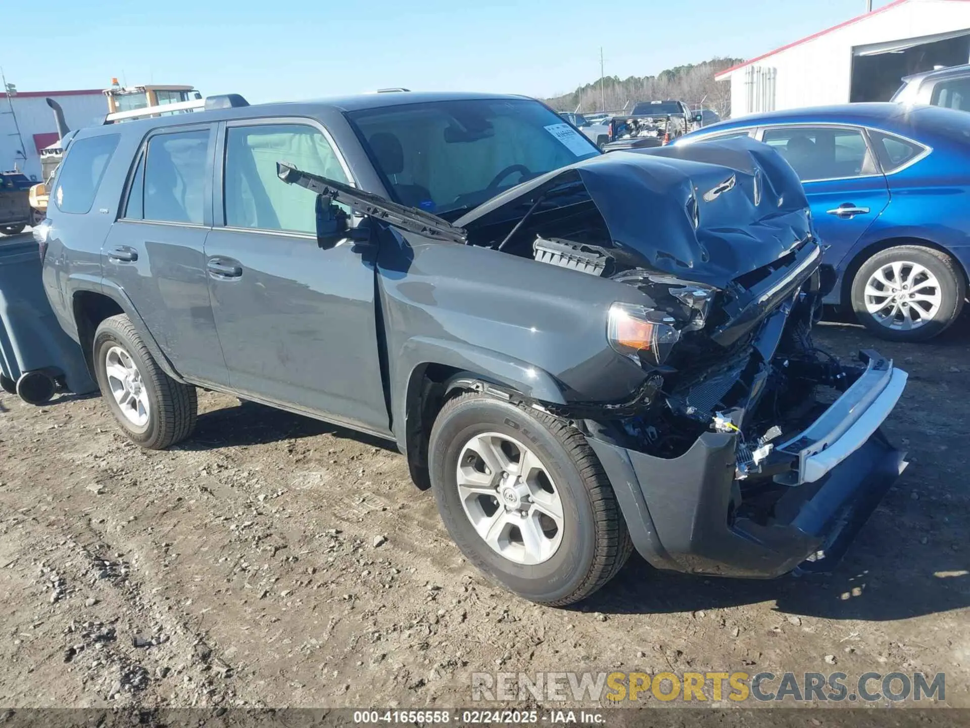 1 Photograph of a damaged car JTEEU5JRXR5316327 TOYOTA 4RUNNER 2024