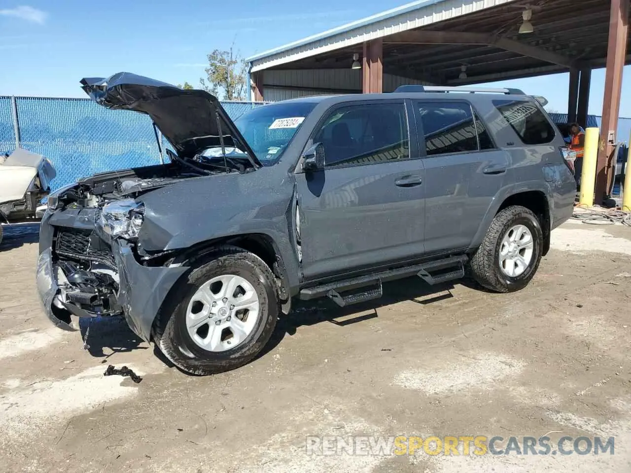 1 Photograph of a damaged car JTEFU5JR3R5310146 TOYOTA 4RUNNER 2024