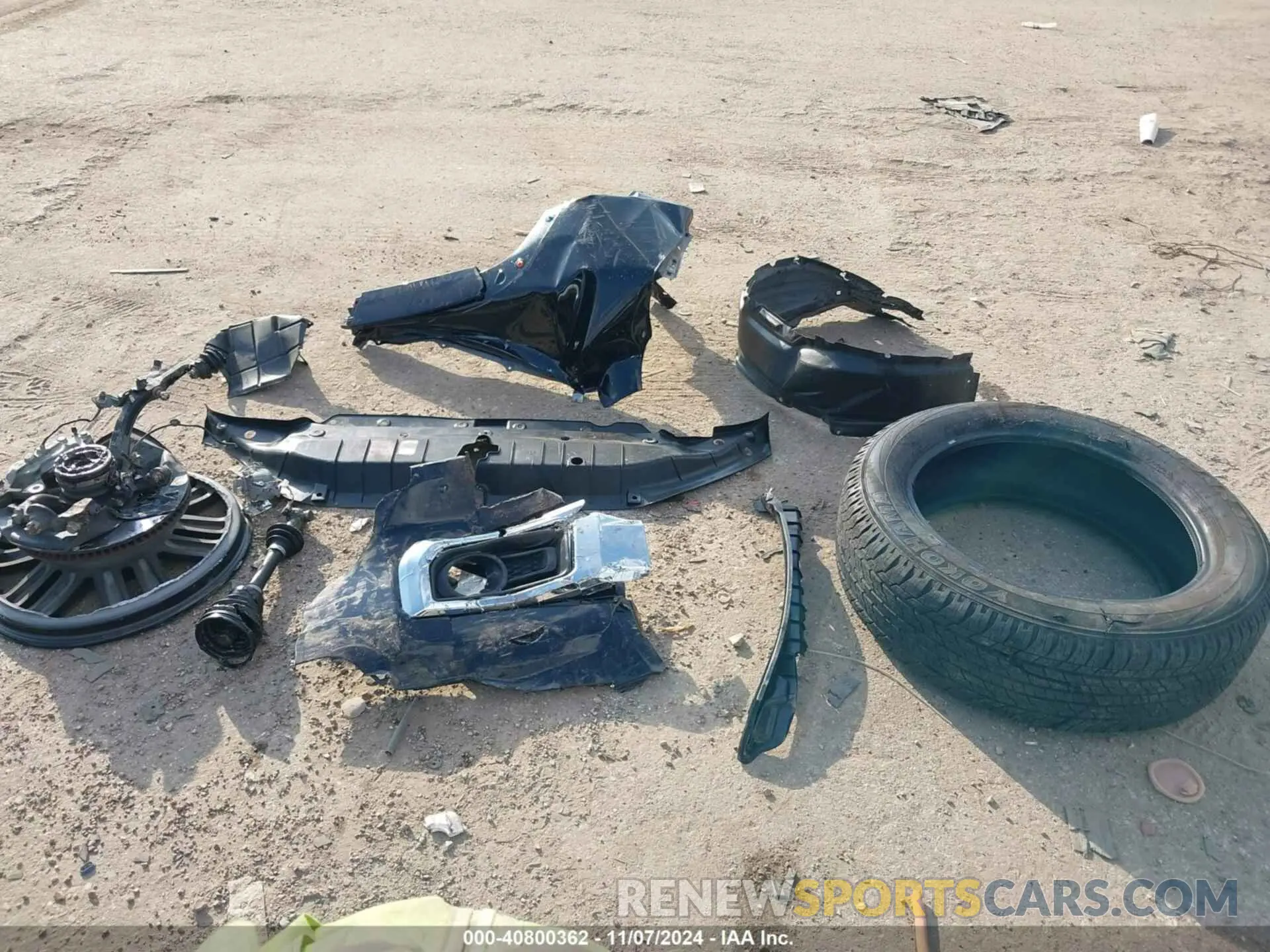 11 Photograph of a damaged car JTEKU5JR5R6242439 TOYOTA 4RUNNER 2024