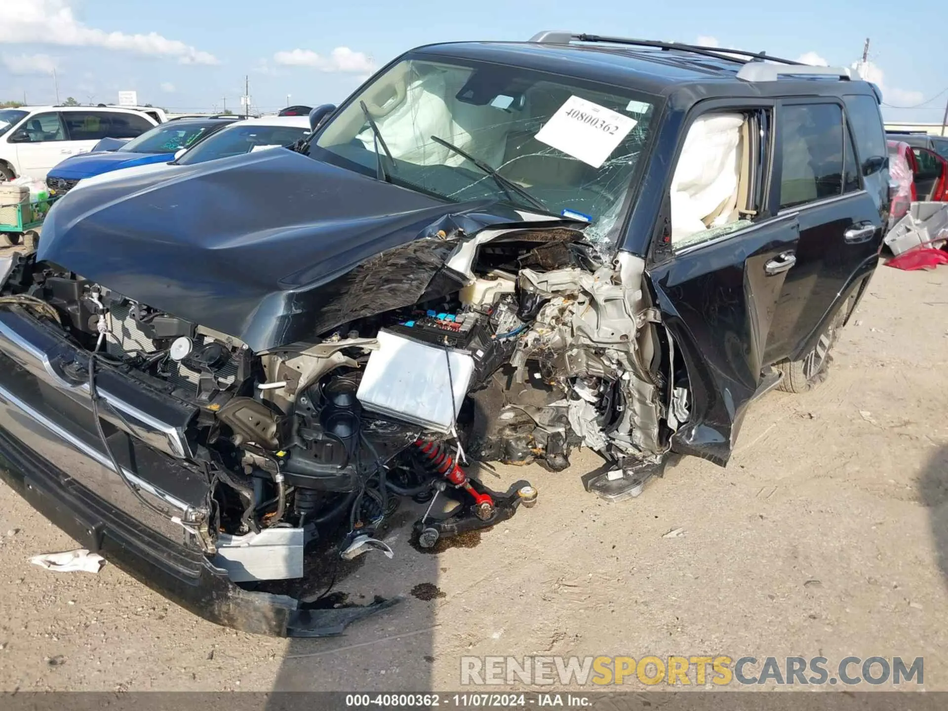 2 Photograph of a damaged car JTEKU5JR5R6242439 TOYOTA 4RUNNER 2024