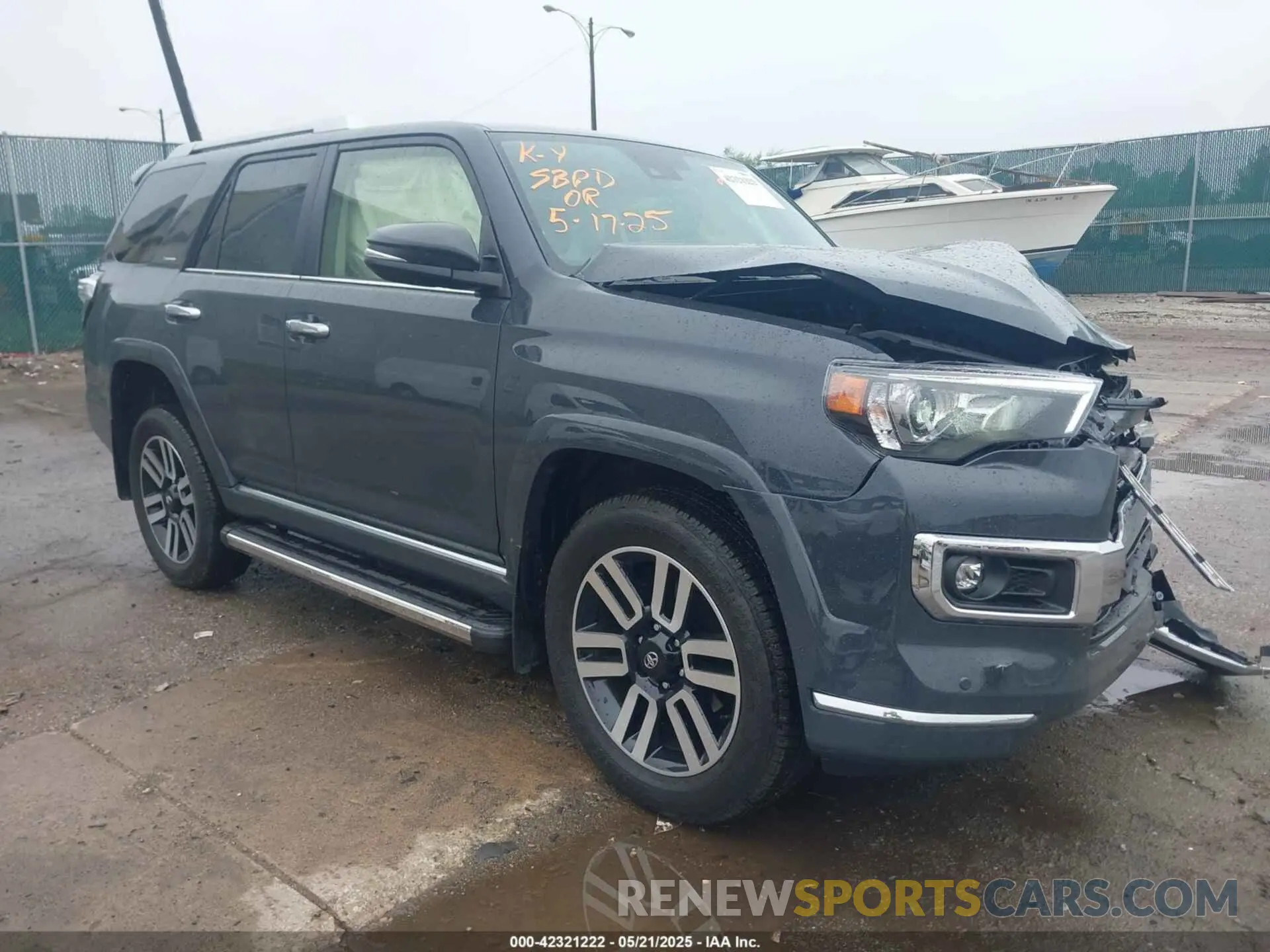 1 Photograph of a damaged car JTEKU5JR5R6280415 TOYOTA 4RUNNER 2024