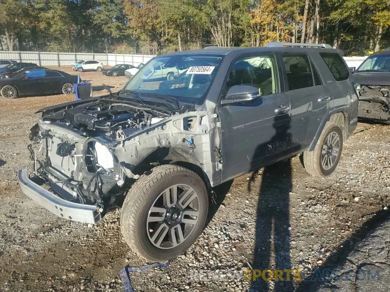 1 Photograph of a damaged car JTEKU5JR8R6282238 TOYOTA 4RUNNER 2024