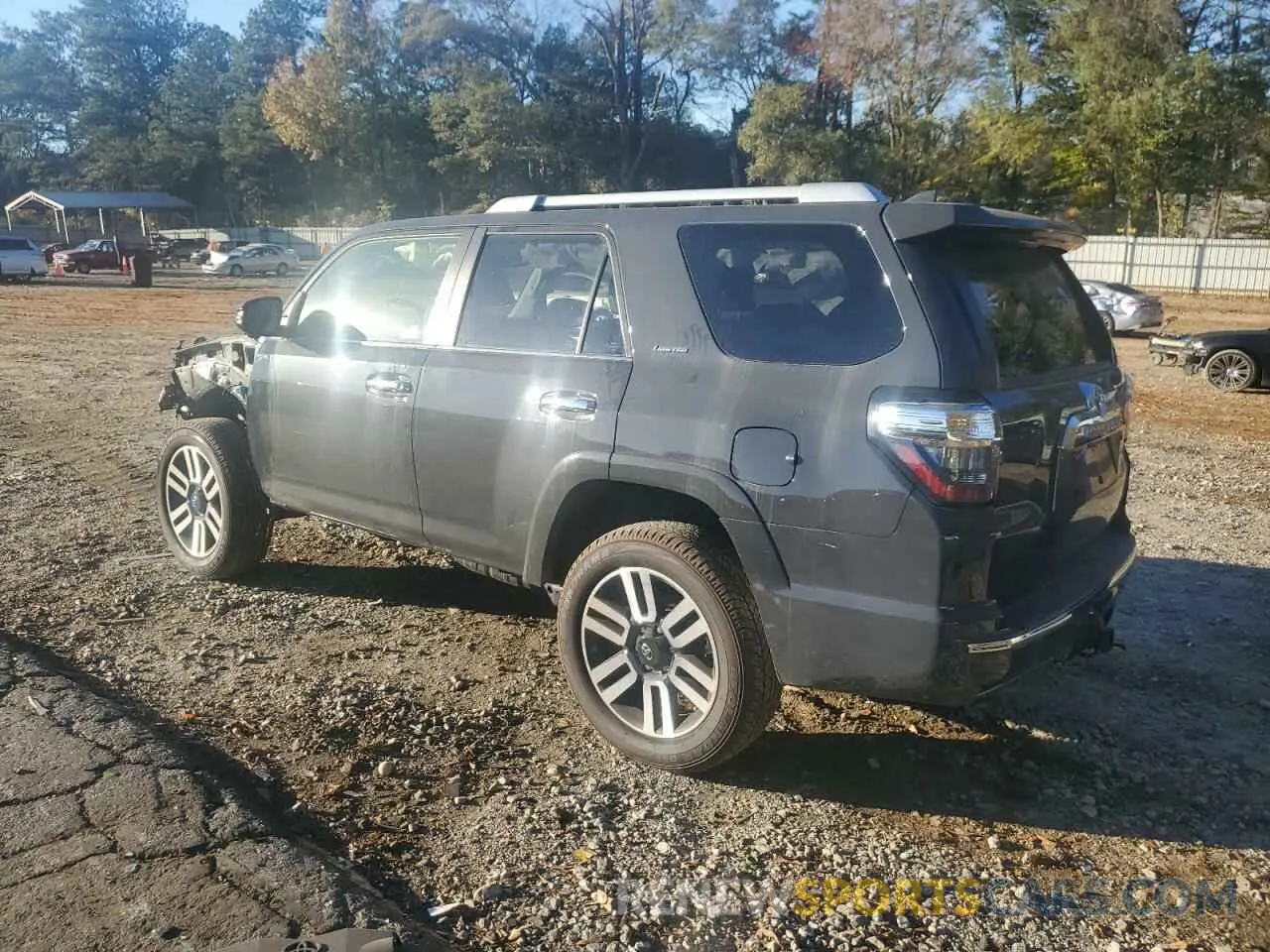 2 Photograph of a damaged car JTEKU5JR8R6282238 TOYOTA 4RUNNER 2024
