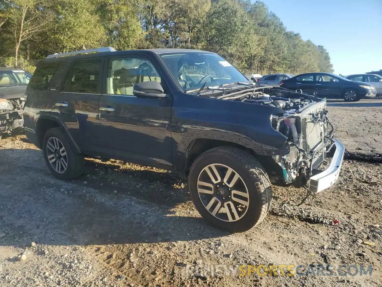 4 Photograph of a damaged car JTEKU5JR8R6282238 TOYOTA 4RUNNER 2024