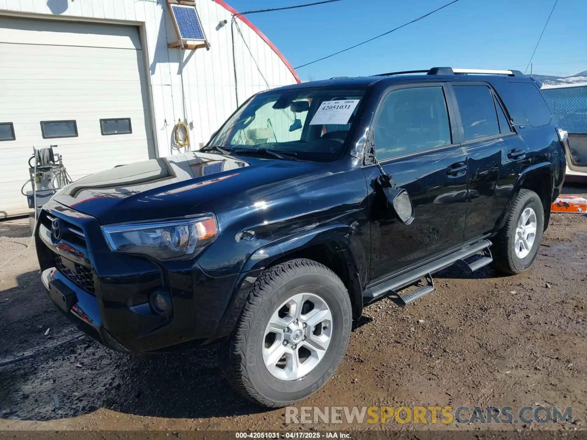 2 Photograph of a damaged car JTEMU5JR1R6299617 TOYOTA 4RUNNER 2024