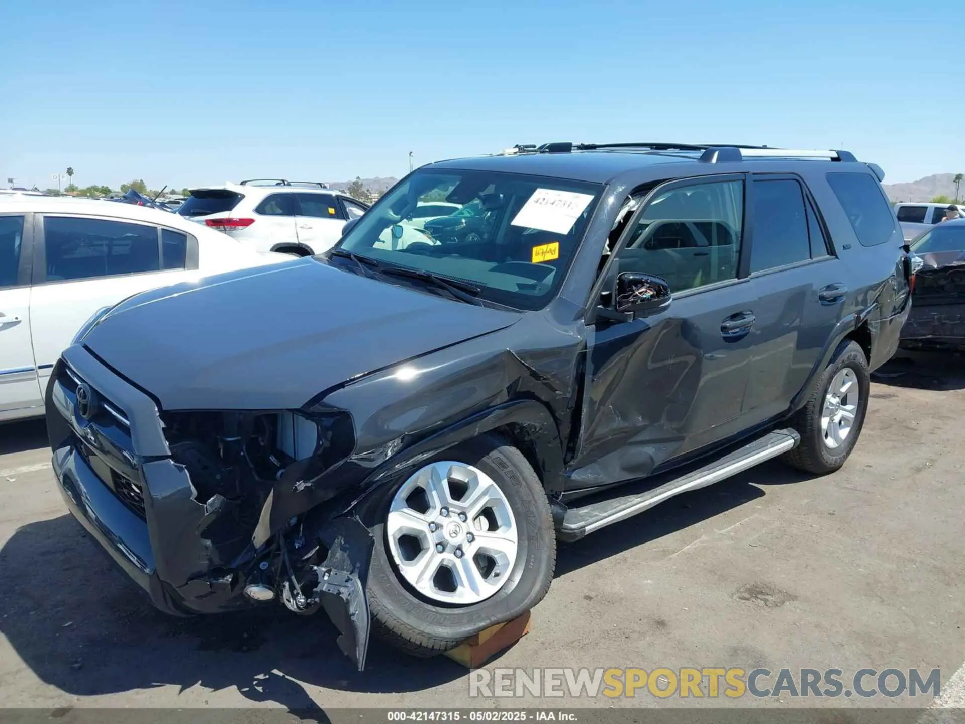2 Photograph of a damaged car JTENU5JR3R6299316 TOYOTA 4RUNNER 2024
