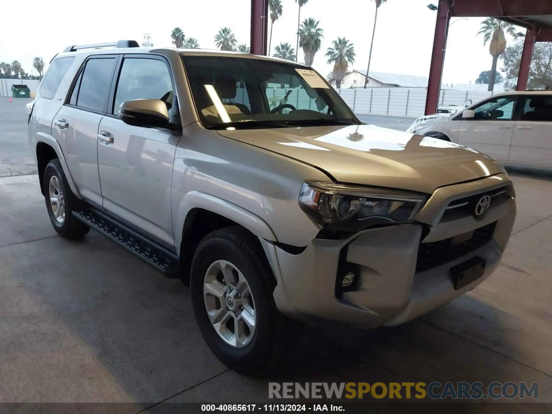1 Photograph of a damaged car JTENU5JR5R6276569 TOYOTA 4RUNNER 2024