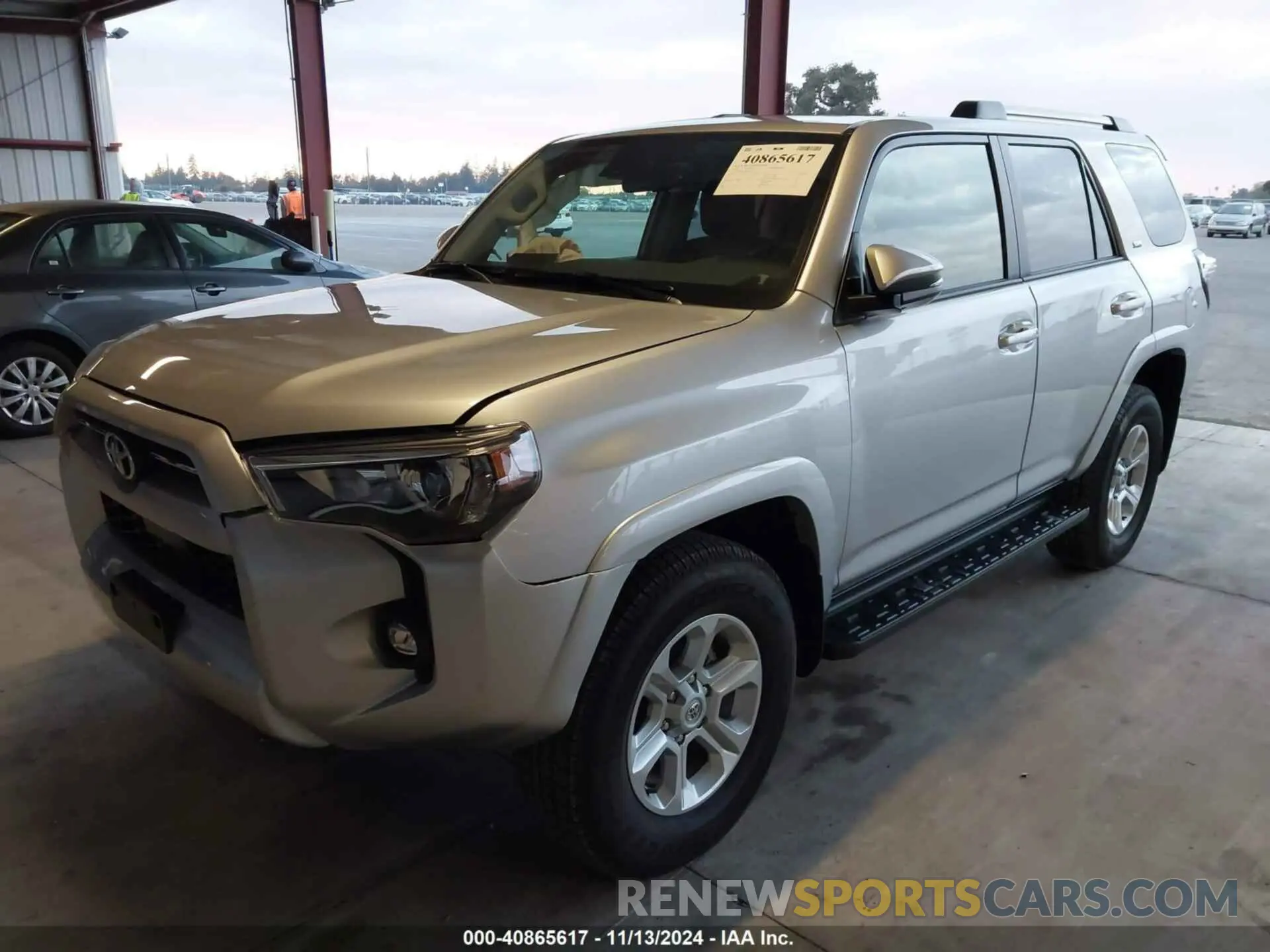 2 Photograph of a damaged car JTENU5JR5R6276569 TOYOTA 4RUNNER 2024