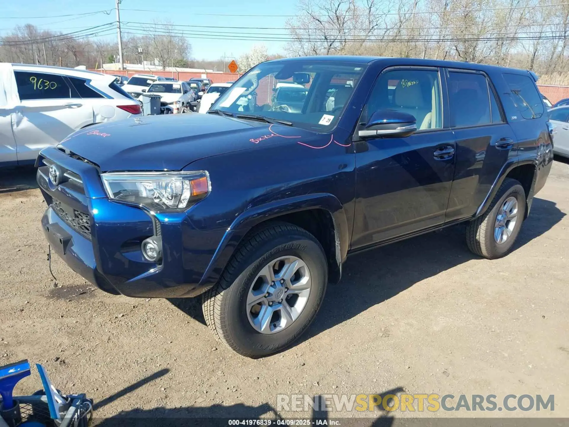 2 Photograph of a damaged car JTENU5JR9R6287820 TOYOTA 4RUNNER 2024