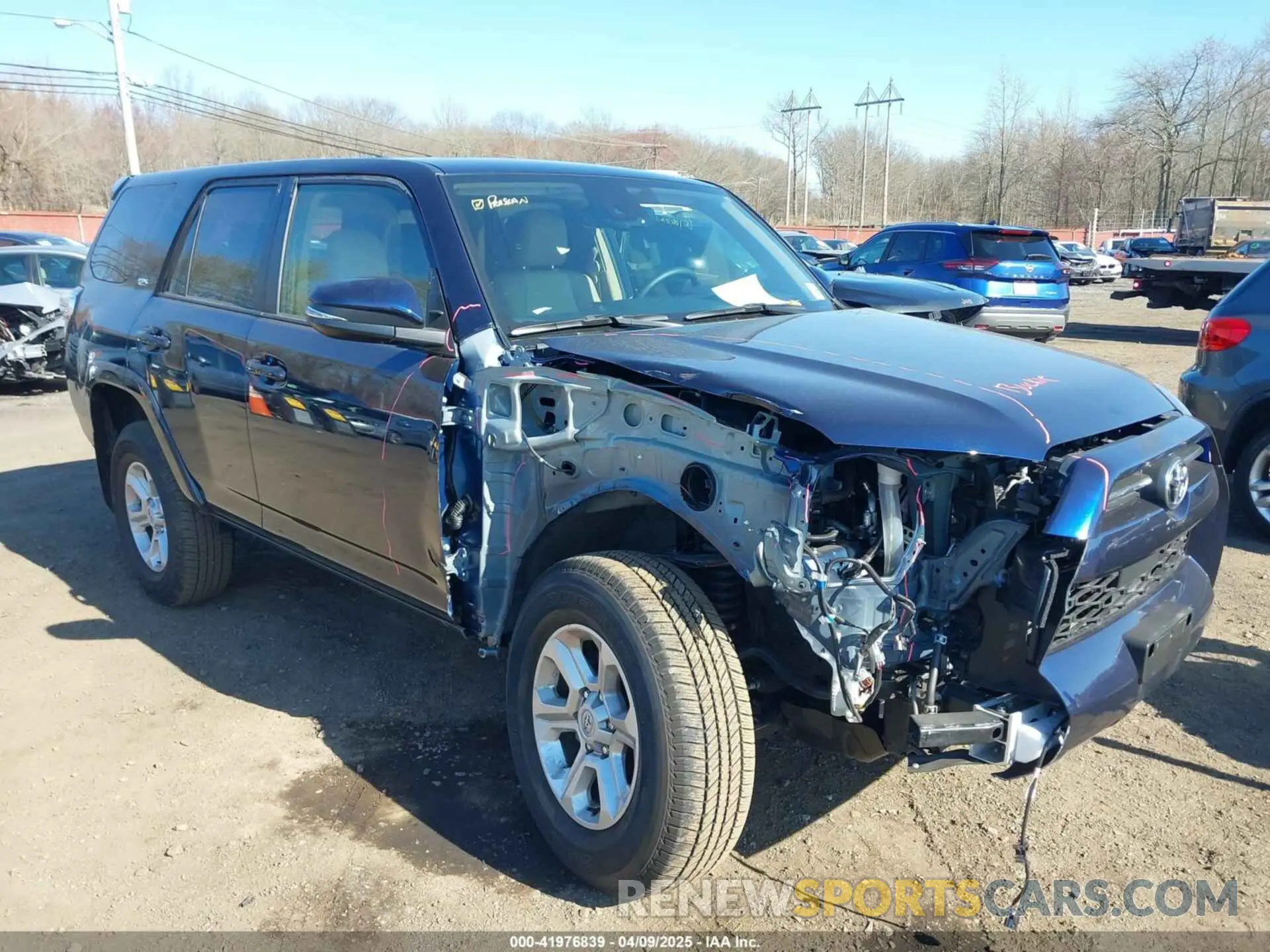 6 Photograph of a damaged car JTENU5JR9R6287820 TOYOTA 4RUNNER 2024