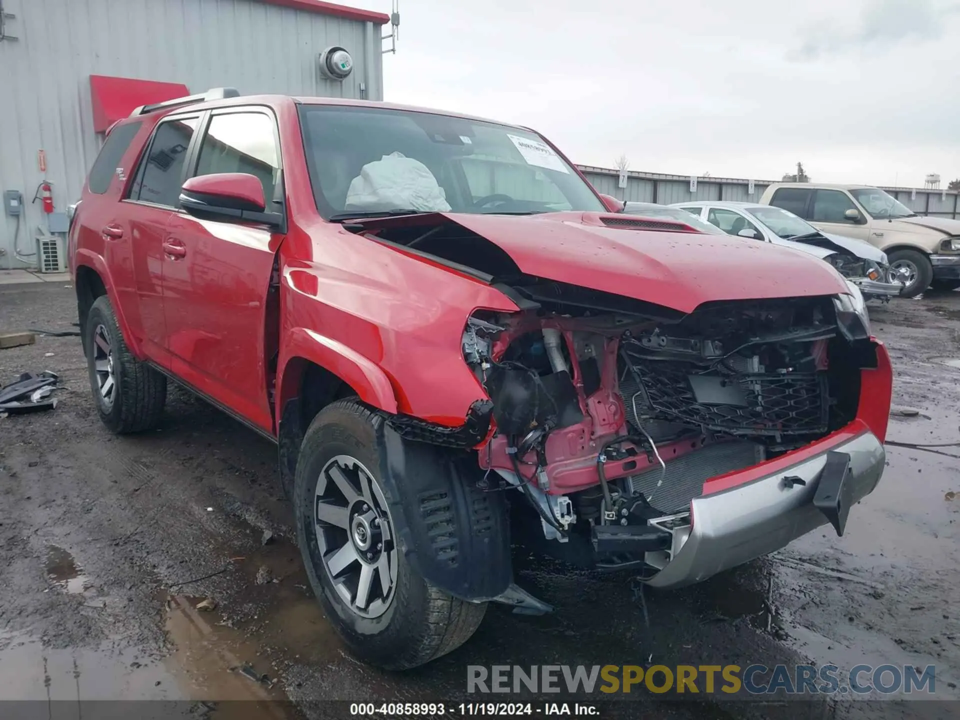 1 Photograph of a damaged car JTERU5JR0R6215843 TOYOTA 4RUNNER 2024