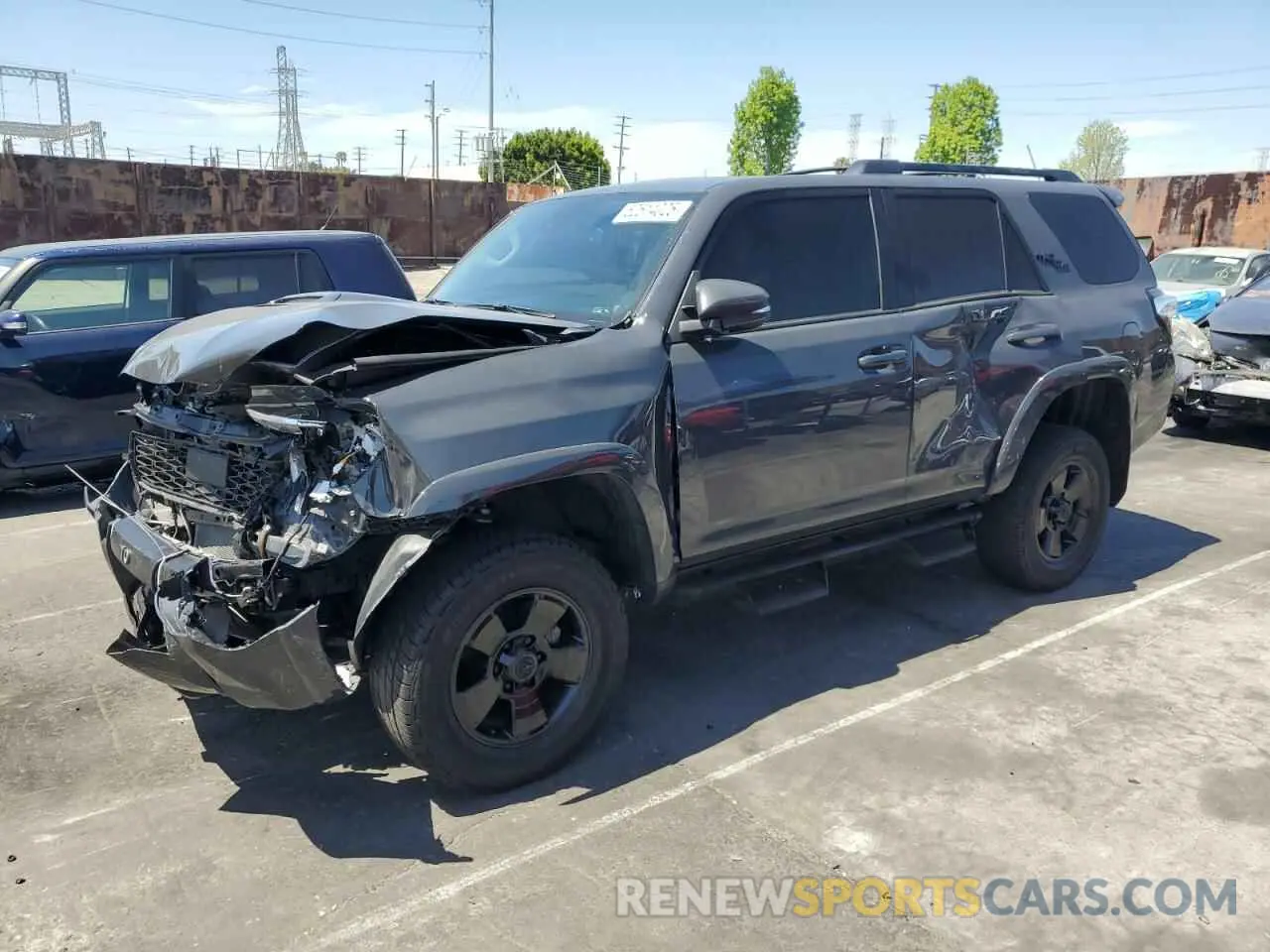 1 Photograph of a damaged car JTERU5JR0R6230455 TOYOTA 4RUNNER 2024