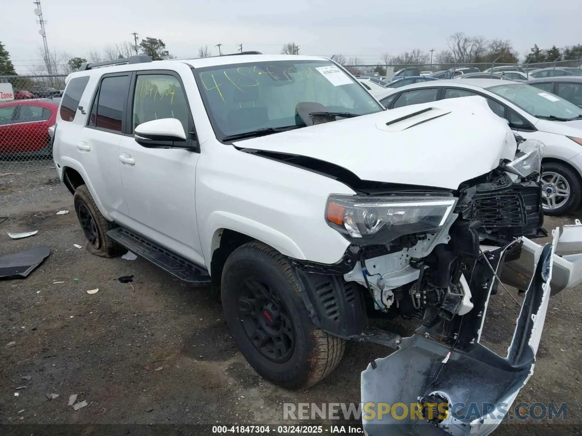 1 Photograph of a damaged car JTERU5JR0R6293202 TOYOTA 4RUNNER 2024