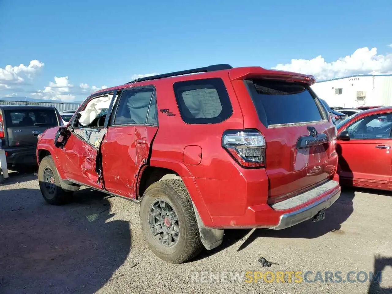 2 Photograph of a damaged car JTERU5JR2R6245376 TOYOTA 4RUNNER 2024