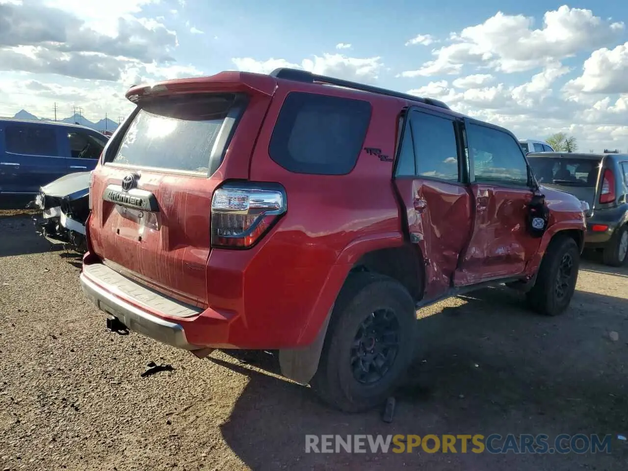 3 Photograph of a damaged car JTERU5JR2R6245376 TOYOTA 4RUNNER 2024
